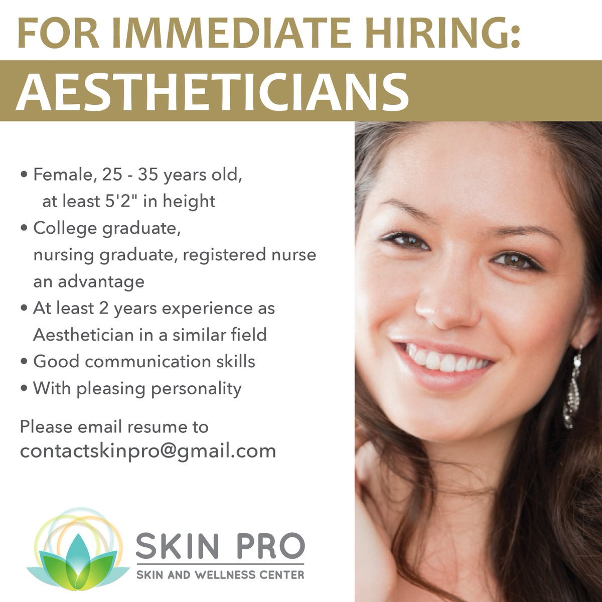 topbeautycares's tweet photo. RT https://t.co/5YVGlcpMwD Be part of our growing family!

#SkinProPH #RevLite #InvisalignPH #Invisalign #beauty … https://t.co/Xv2X3fyuIS