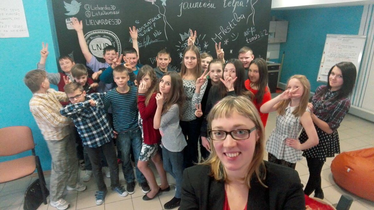 Šodien jauniešu telpā projektu nedēļas ietvaros viesojās <a href="/EKLVTwit/">EKLV </a> 6. b klase un prezentēja savus darbus!