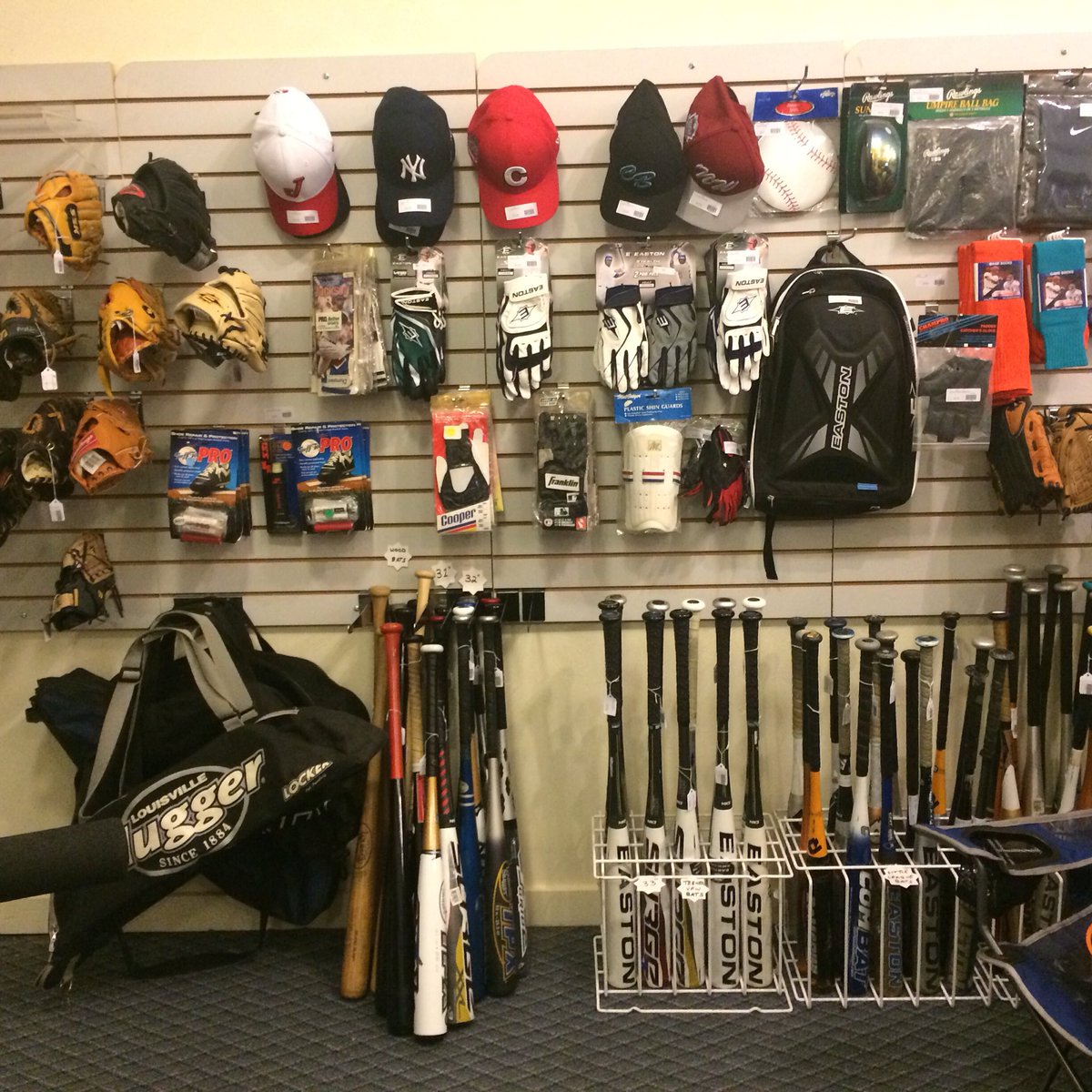 Brand name baseball stuff arriving daily!