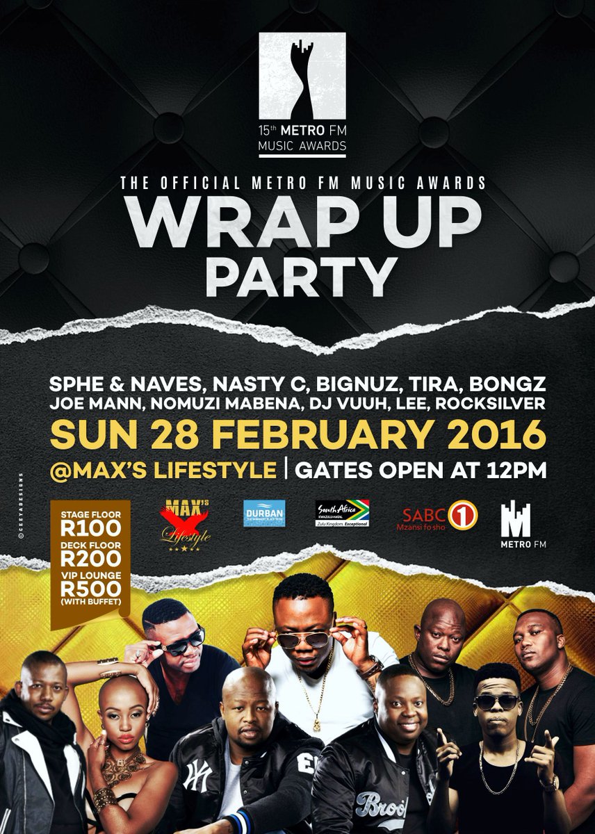 METROFMSA's tweet image. We official wrap up the #MMA15 weekend with an explosive #WrapUpParty at @MaxsLifestyle this Sunday #LegendsDontStop