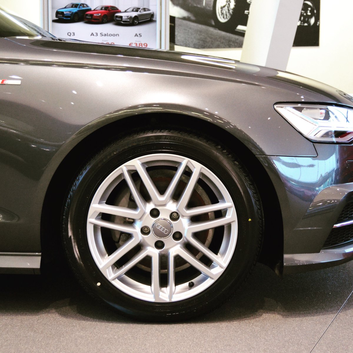 ConnollysMG's tweet photo. 161 #Audi A6 2.0TDI S Tronic S Line finished in Daytona Grey Metallic is going to its new home today! #161reg https://t.co/4qSiONou9v
