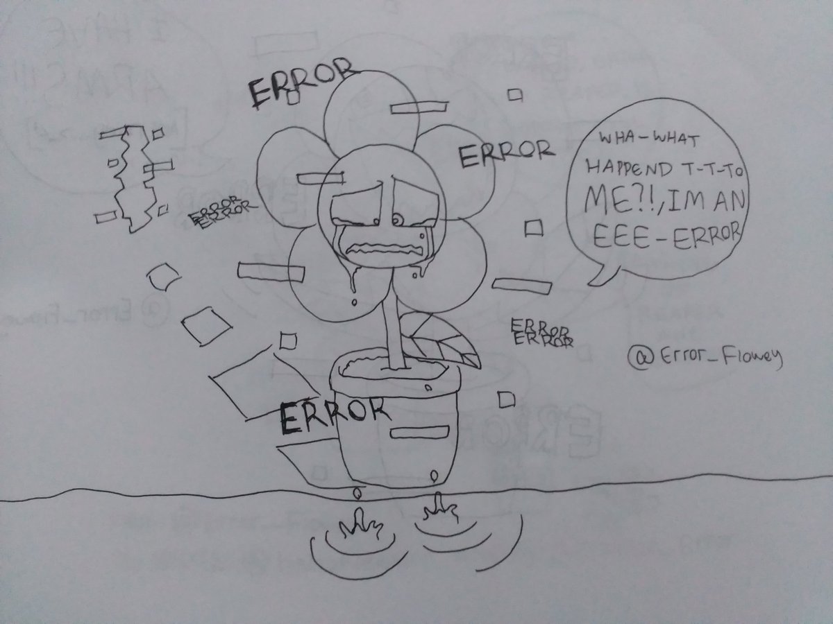THE BEGINNING OF ERROR FLOWEY [Comic]