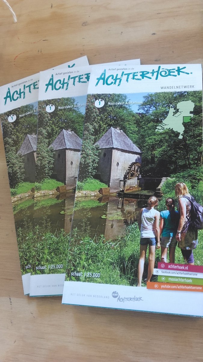 Ja!!! De wandelnetwerk kaart is er!! Vanaf nu te koop bij VVV Lochem.