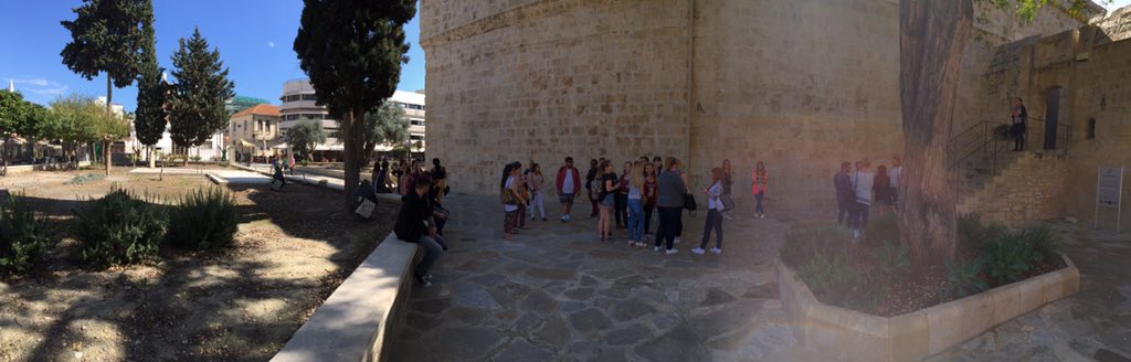 DWMWright's tweet photo. @THE_UCLan tourism students visiting the castle of Limassol #CyprusTM #History https://t.co/CaXV2HK3m5