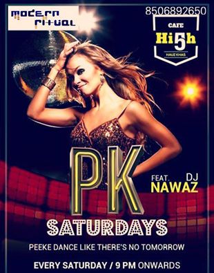 This Saturday get drunk &amp; dance like no one's watching to the tunes of #DjNawaj <a href="/high5hkv/">High5 Cafe Delhi</a> bit.ly/1WKJShk