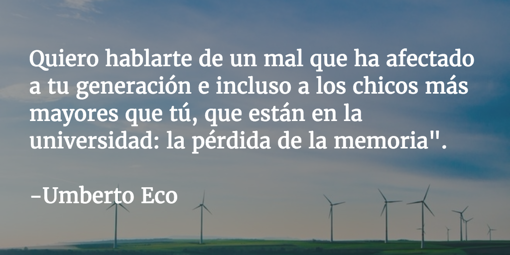 Nadaqdeclarar's tweet photo. #UmbertoEco escribió una carta a su nieto antes de morir... y a todos los millenials.
https://t.co/m698nubrPE https://t.co/5ie1Z2OB8b
