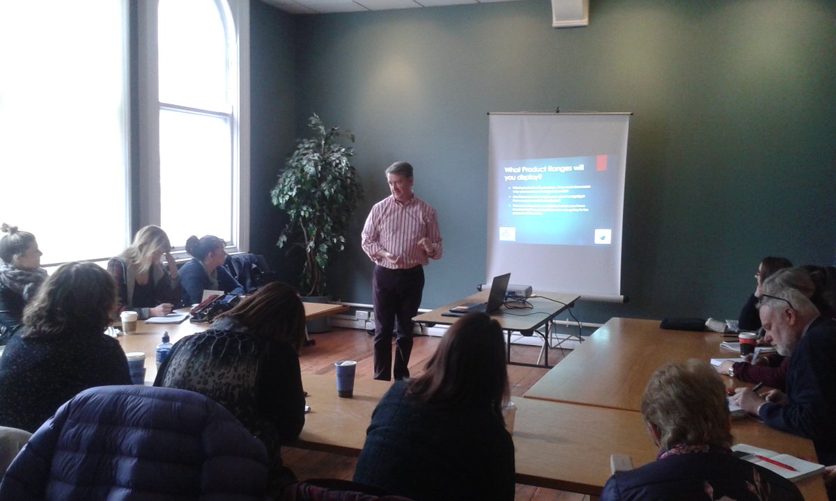 CraftNI's tweet image. A fantastic Export Development seminar so far with @RetailDes!