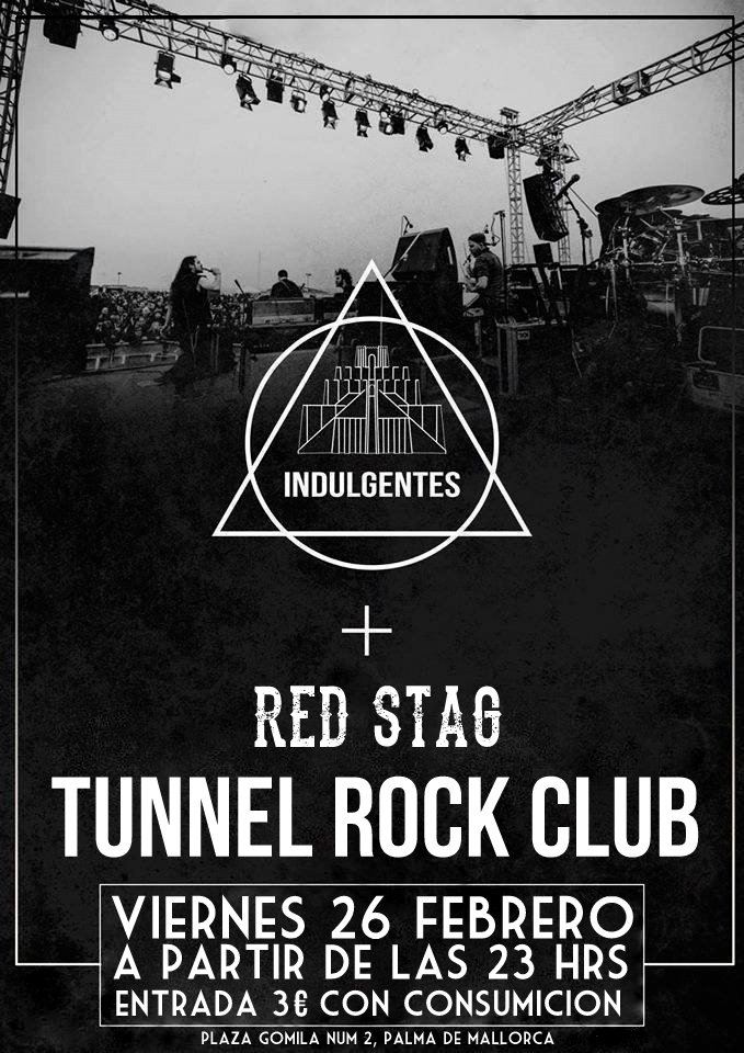Mañana toca una de ensaimada mallorquina en <a href="/TUNNELRockClub/">TUNNEL Rock Mallorca</a> junto a los <a href="/RedStagRock/">Red Stag</a>!! Se va a liar una buena