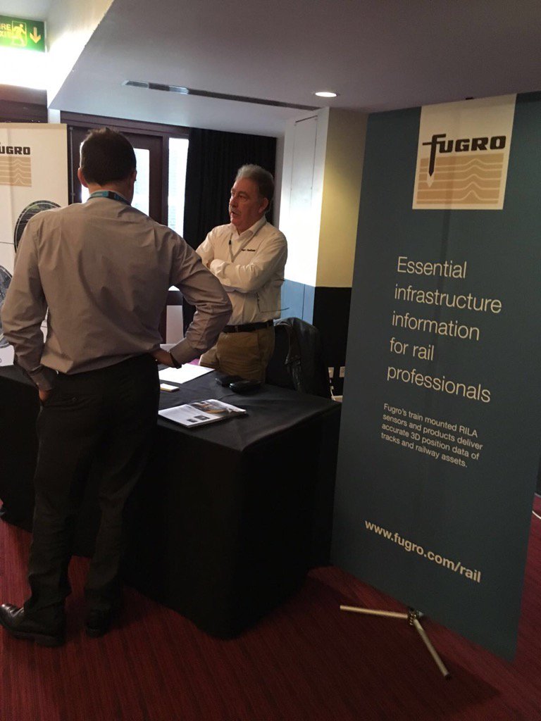 Thanks to Fugro for supporting today's PWI Technical Seminar <a href="/FugroRailData/">Fugro RailData</a> <a href="/fugro/">Fugro</a>