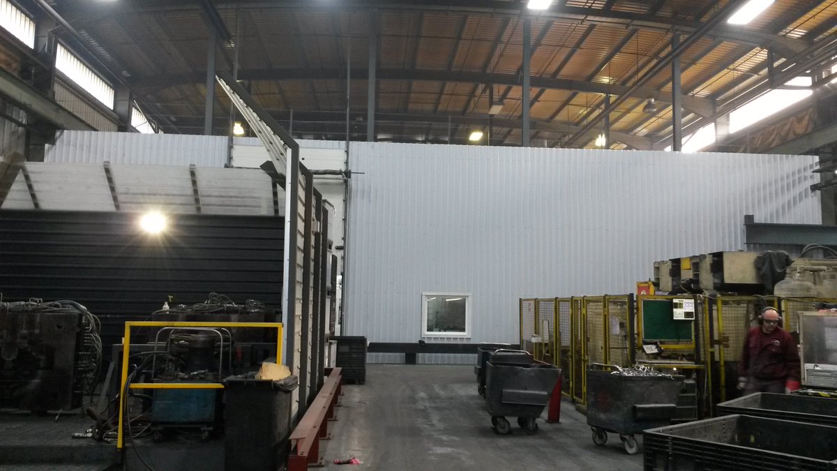 GarethPughSFB's tweet photo. Recently completed works on an internal production area https://t.co/fFVhXGjasp