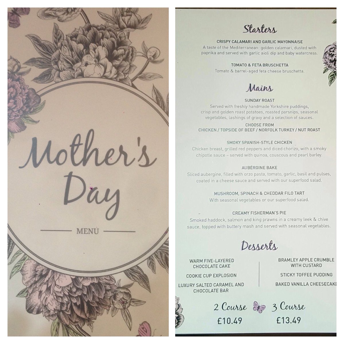 Treat your Mum to Lunch at the Blacksmith Arms this Mothers Day on Sunday 6th March 💐