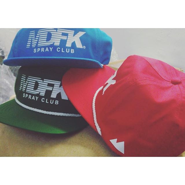 MDFK spray club snapback classic . idr 