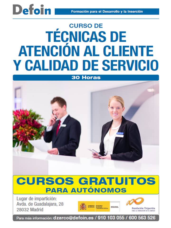 DefoinEspana's tweet photo. Cursos GRATIS #Autonomos Madrid info@defoin.es #PlazasLimitadas #Marzo2016 https://t.co/61qJjfyxJk