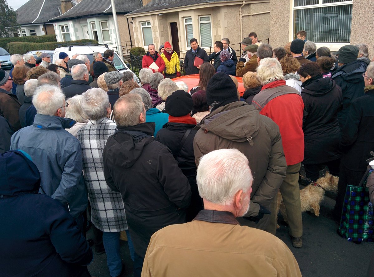 AllanPkResAssoc's tweet photo. Huge turnout from the local community as the site visit by DPEA Reporter gets underway.. https://t.co/zB5taQyArU