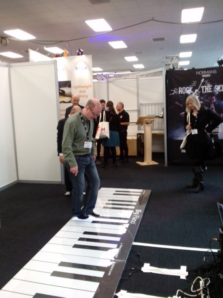 #melu does @bigpianoland at #MusicEdExpo