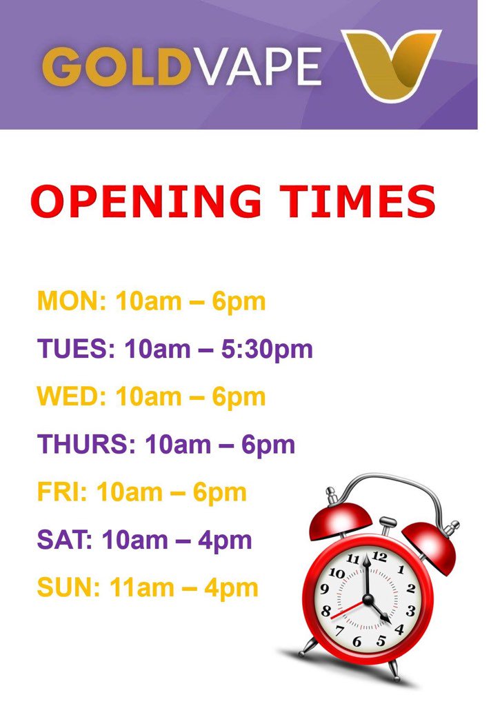 gold_vape's tweet photo. Check out our opening times. 340 Leyland lane, Leyland, pr25 1uq. https://t.co/StwNuWuDWg