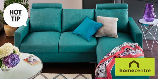 askhomecentre's tweet photo. A colourful #couch can bring life to a mellow #living #room! What #colour is your couch? #HChottip https://t.co/HZLBtzfPp9