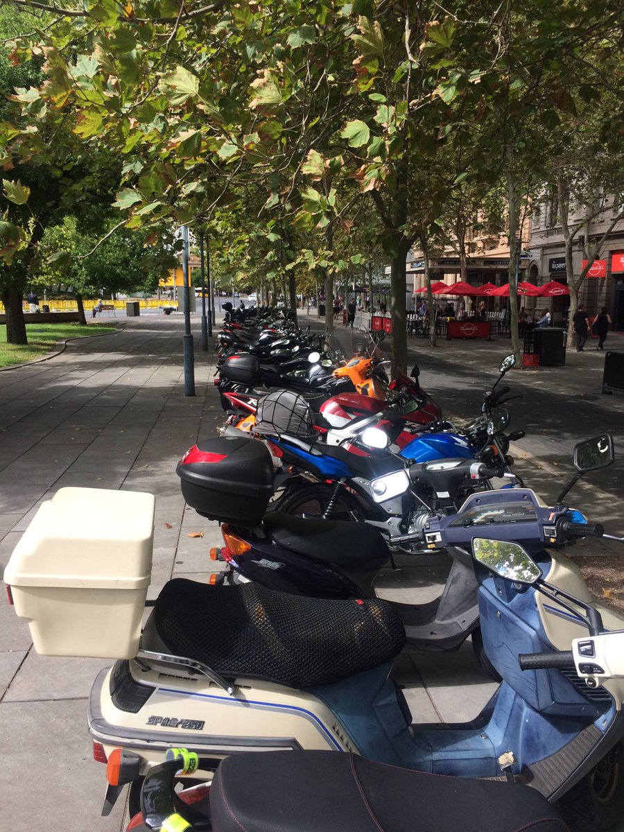 DS (@davidslama) on Twitter photo Free motorcycle and scooter on footpath parking in <a href="/CityofAdelaide/">CityofAdelaide</a> <a href="/VictoriaSquare/">Victoria Square</a> =more business for happy traders Free motorcycle and scooter on footpath parking in <a href="/CityofAdelaide/">CityofAdelaide</a> <a href="/VictoriaSquare/">Victoria Square</a> =more business for happy traders