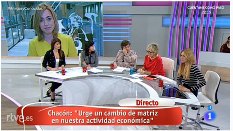 .<a href="/carmechacon/">Carme Chacon</a>: "vamos a seguir sentándonos con @ahorapodemos, <a href="/compromis/">Compromís</a> y <a href="/eajpnv_eu/">EAJ PNV</a>" rtve.es/directo/la-1/