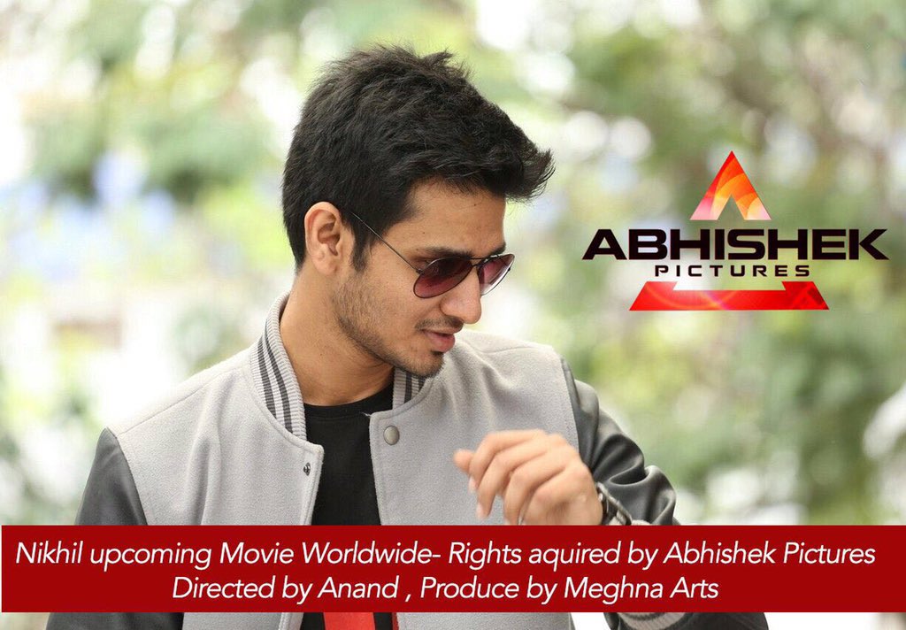 idlebrainjeevi's tweet photo. Abhishek Pictures bag Worldwide theatrical rights of Nikhil's upcoming film https://t.co/6TGWw32FWn