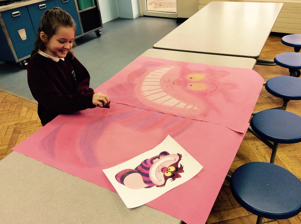 Here's Ella helping us prepare for World Book Day - what a talented artist!