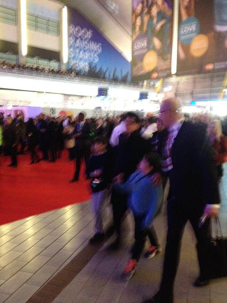 ArthurFane's tweet photo. Cheeky backdoor entrance to the #Brits last night for @McInTweet - did you download @supmenow Michael? #supme https://t.co/aEyPeilx9S