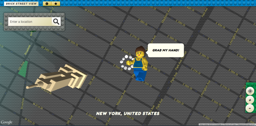 CianadSoft's tweet photo. check out awesome #Lego #googlemaps https://t.co/rm2WnhufJM #gis #brickstreetview https://t.co/r45X60c04i