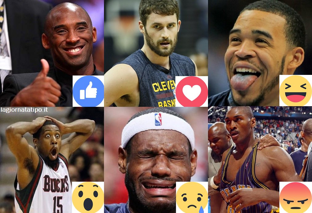 La Giornata Tipo on Twitter &quot;Le nuove reactions di facebook NbaTipo