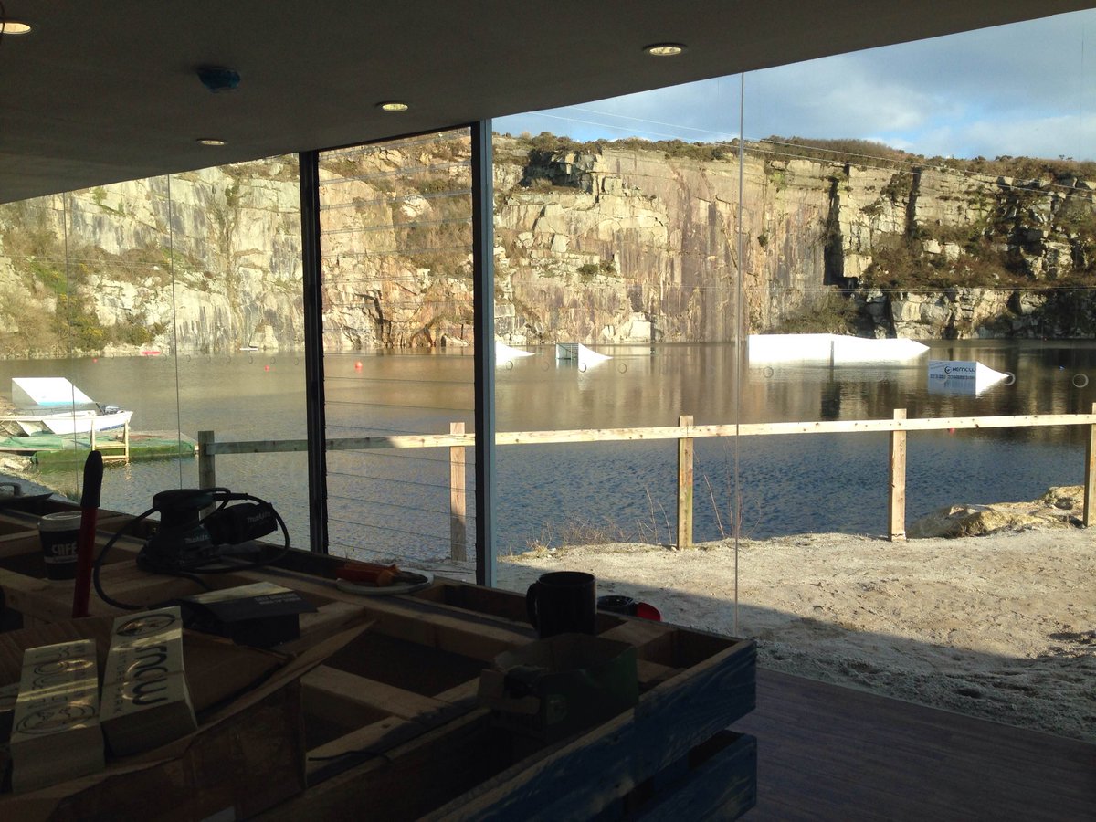 info_dmc's tweet photo. Fun meeting @Kernow_Adv Exciting to see the new wake park features + bar coming together; going to be a fun summer! https://t.co/xzZTVTue5K