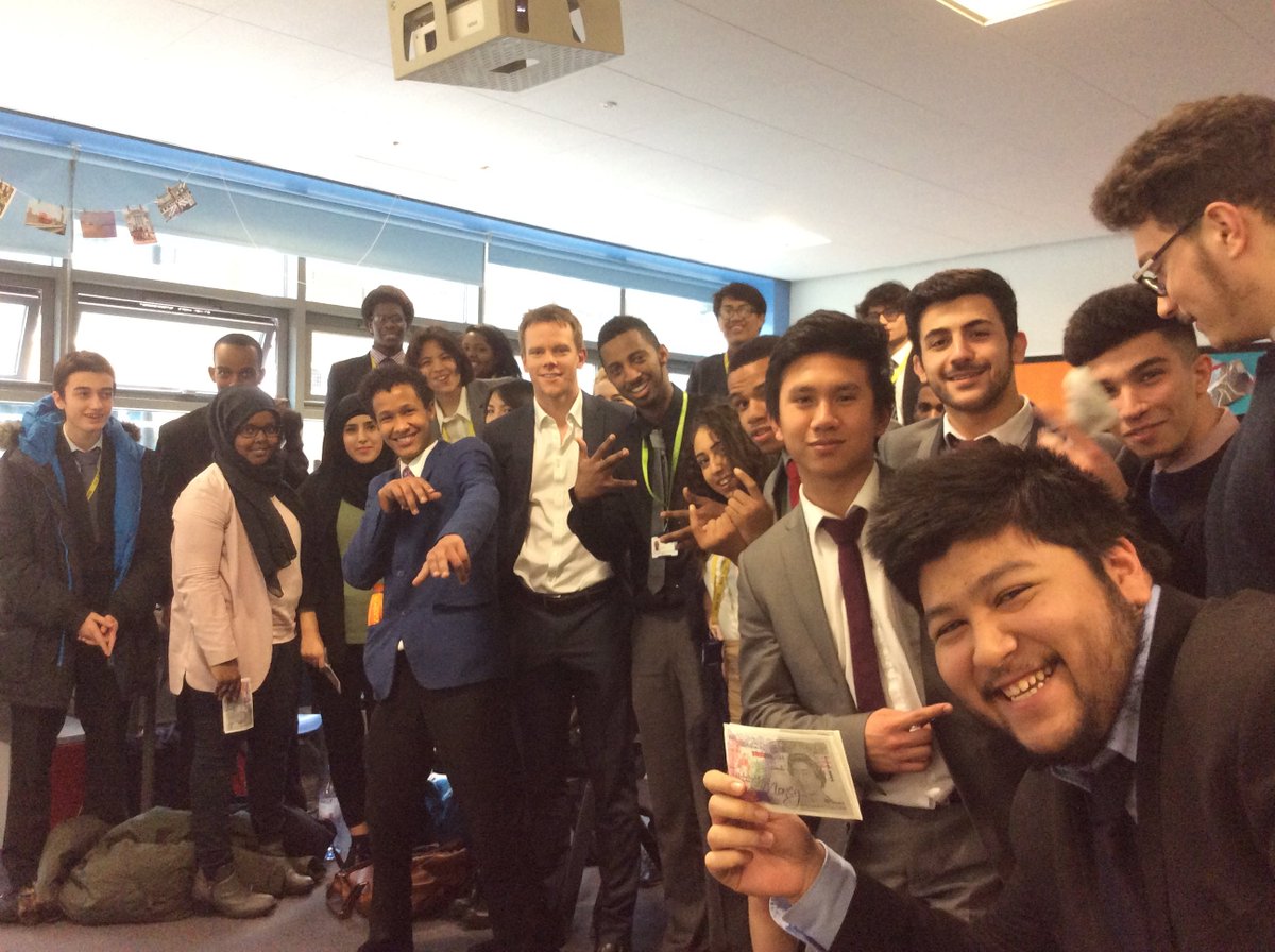 BDAYr12's tweet photo. @BDAyr13 students at a talk from Paddy May, CEO of GS Capital Partners, about the global recession... Well done all! https://t.co/mnR6hA6apm