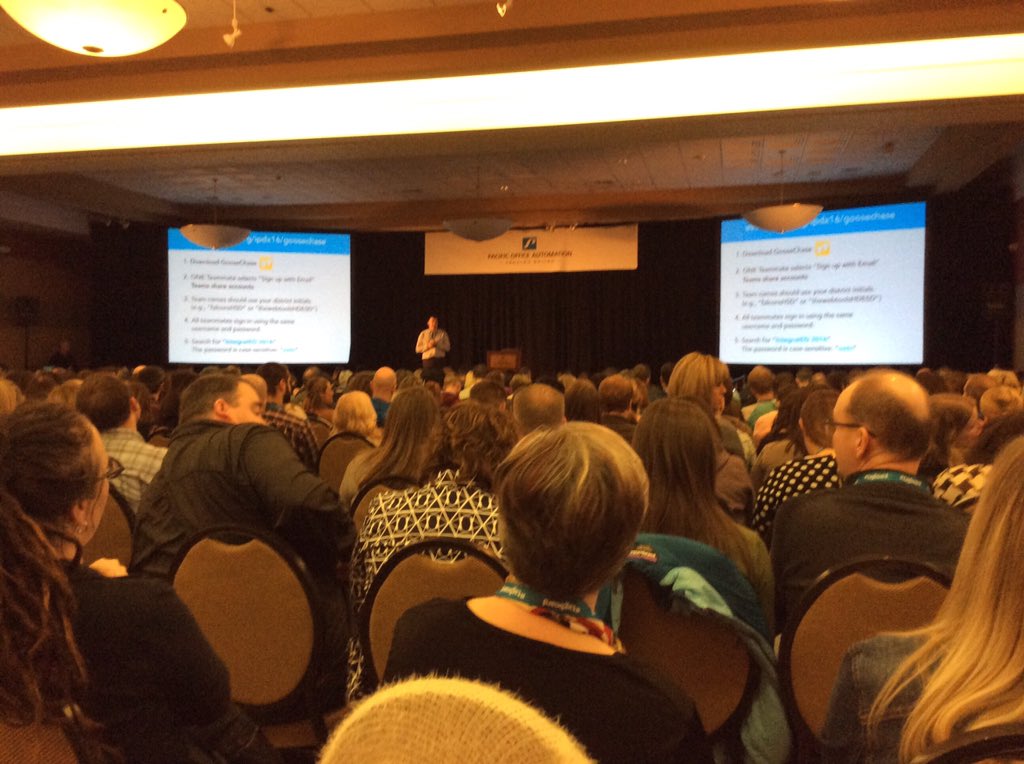 ImlayERC's tweet photo. Ready, set, go! at #ipdx16 #innovatehsd https://t.co/9izNQYmQb8