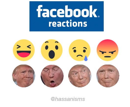 Guys i'm loving the new facebook reactions buttons!