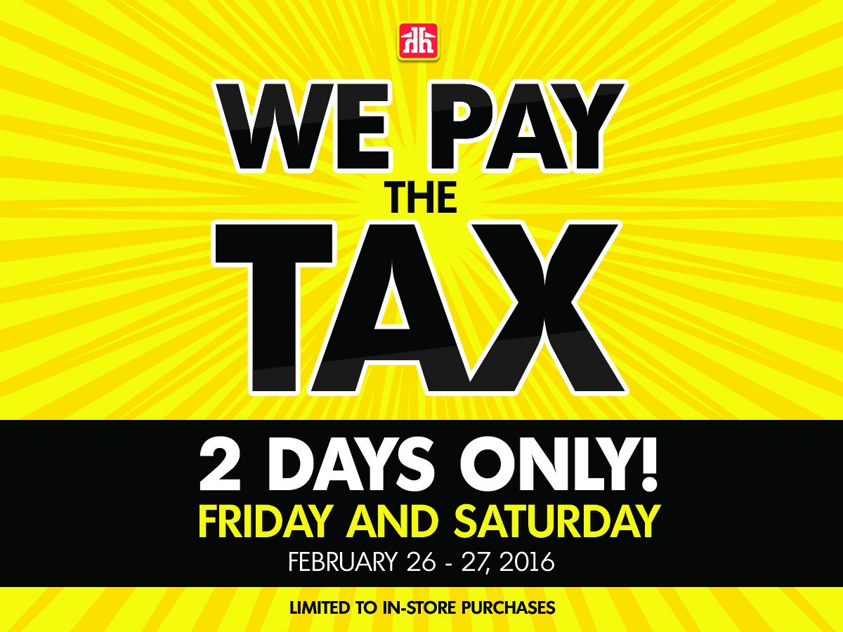 HomeHardwareSP's tweet image. Save BIG during our We Pay the Tax Event! In-store only: Feb. 26th &amp;amp; 27th bit.ly/1oMAcIz #HHDeals