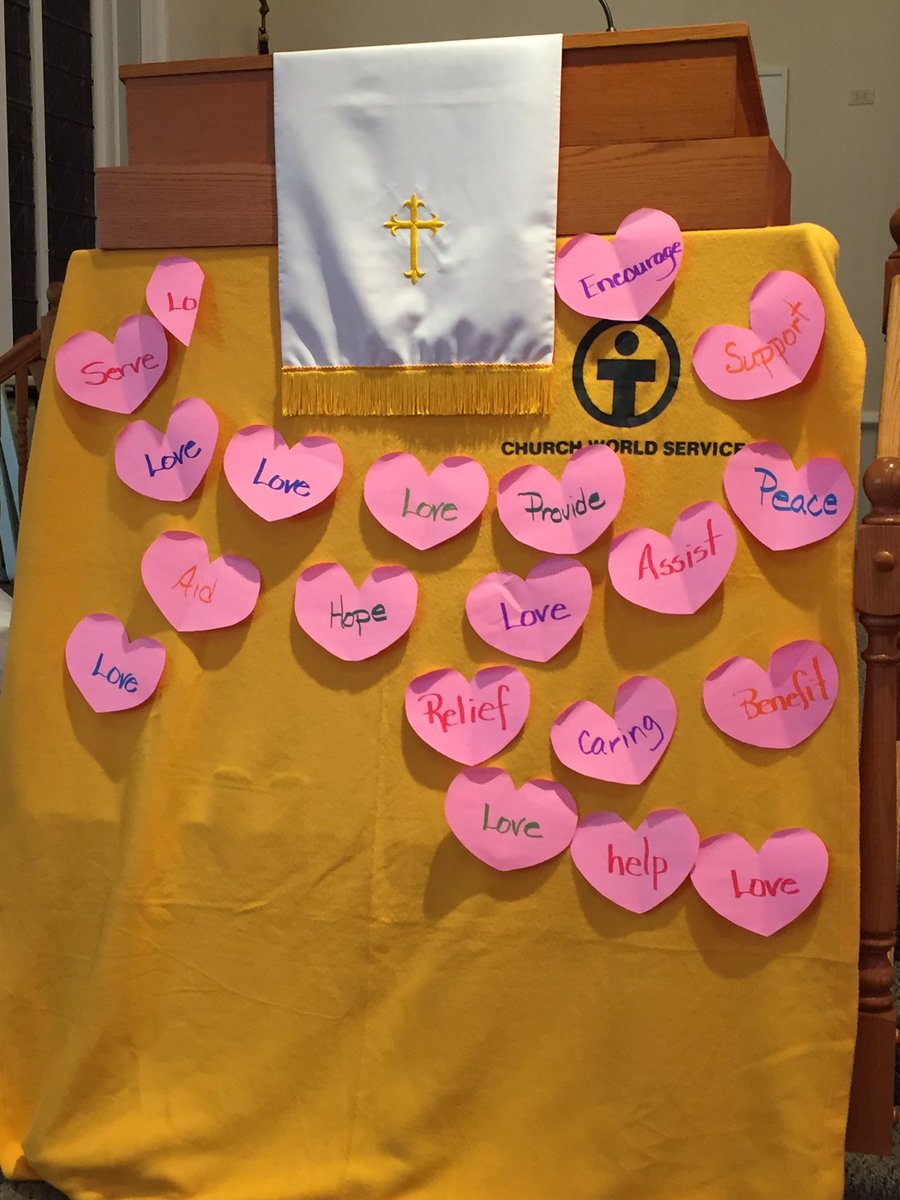 Supporting Church World Service during Blanket Sunday