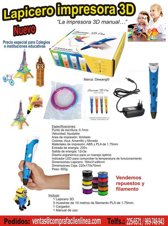 LogoCon's tweet image. La nueva impresora 3D manual...