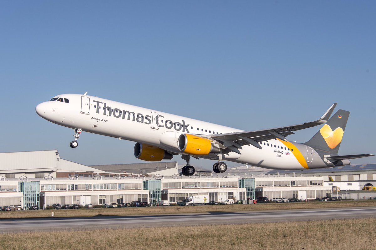 c_debus's tweet photo. Second delivery of a brand new #A321 to #ThomasCookAirlines within only one week! @Airbus @TCAirlinesUK https://t.co/Y7lKx6KPut