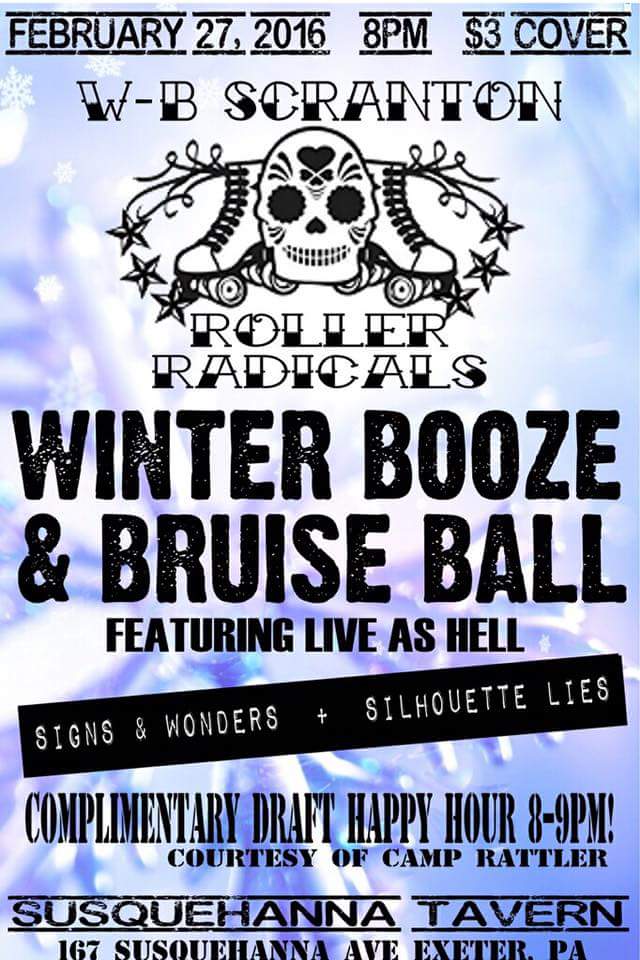 RollerRadicals's tweet photo. Don't forget to check out our event at Susquehanna Tavern this weekend! #nepa #wilkesbarre #scranton #rollerderby https://t.co/QMapLAtwKw