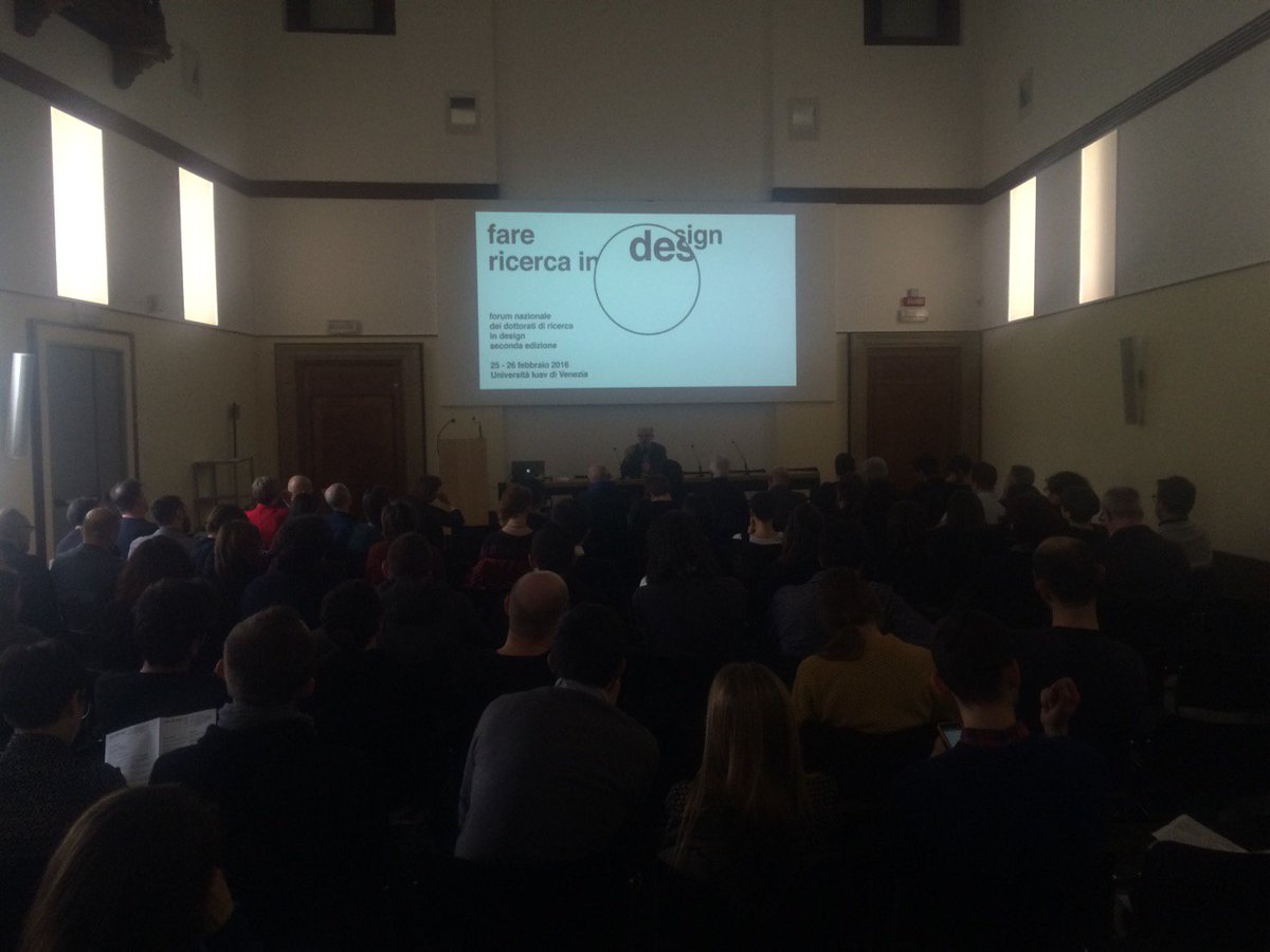 forumFRID's tweet image. Fare ricerca in design è iniziato! Buon lavoro a tutti!