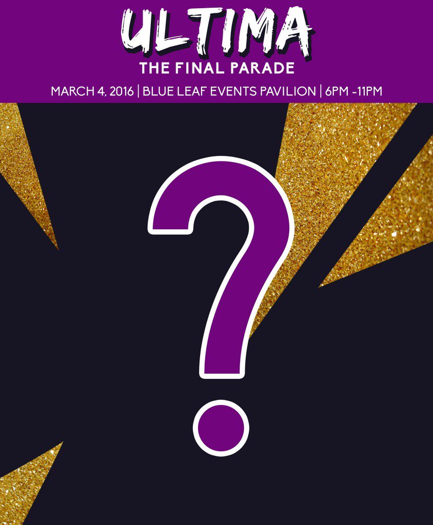 ICABALL16's tweet photo. Who took the final spot for our lineup? 8 days left 'til #ULTIMA! 💜💛 https://t.co/R1CJSMuuGn