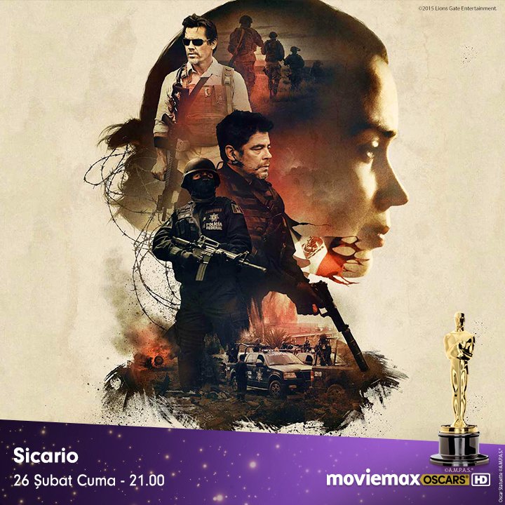 Oscar'da 3 dalda ödül için yarışan #Sicario Salon 'de! Anında kurulum garantisiyle üye ol... tv.satismerkezi.com