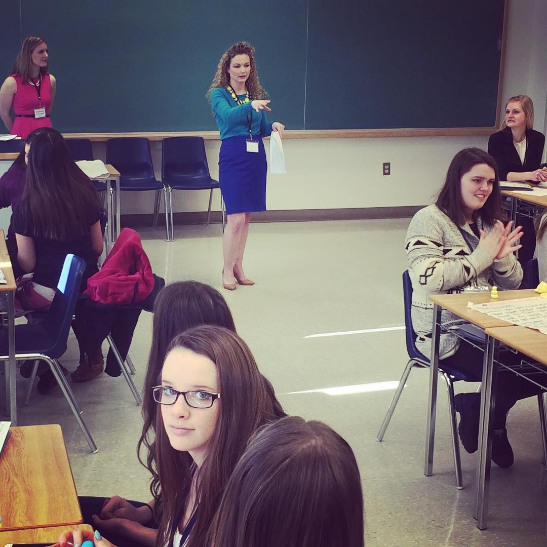 tbkCreative's tweet photo. tbk Creative's @QueenofCreation at @BresciaUC's Just Own It! conference. #JOI2016 #webdesign #digitalmarketing https://t.co/VW8hGkppva