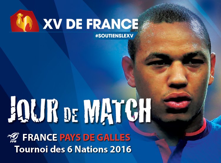 #XVdeFrance Jour de Match! Ce soir nous serons tous avec nos Bleus pour les encourager face à ce nouveau défi! 👍🇫🇷