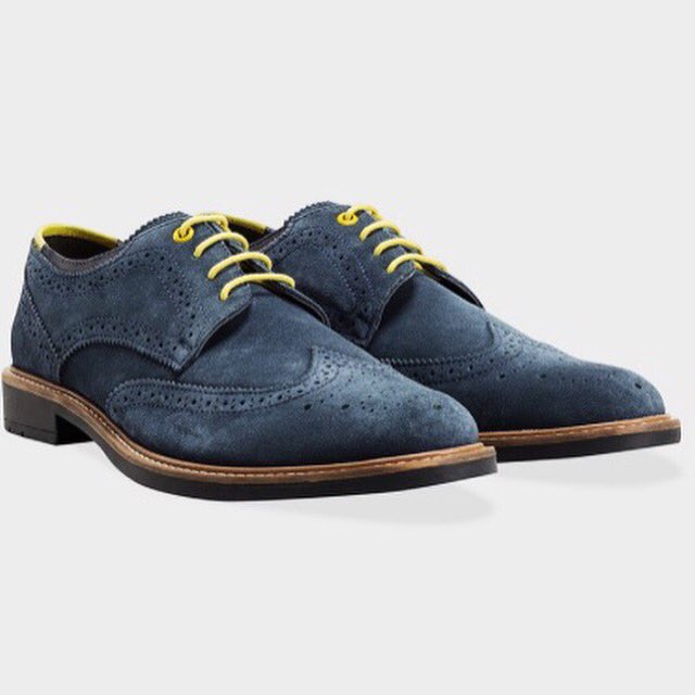 WasoleShoes's tweet photo. Ready for the weekend, gents? Suede into spring! #bluesuedeshoes #MenStyle #goodwinsmith #weekend #Leeds #wasole https://t.co/G3WRPirmPv