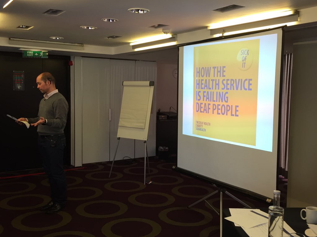 StraightTalkHQ's tweet photo. Inspirational stuff on #videorelay from #InterpreterNow @SignHealth today on #accessibleinfo event @DogsForTheDeaf https://t.co/6jyUdsOMxg