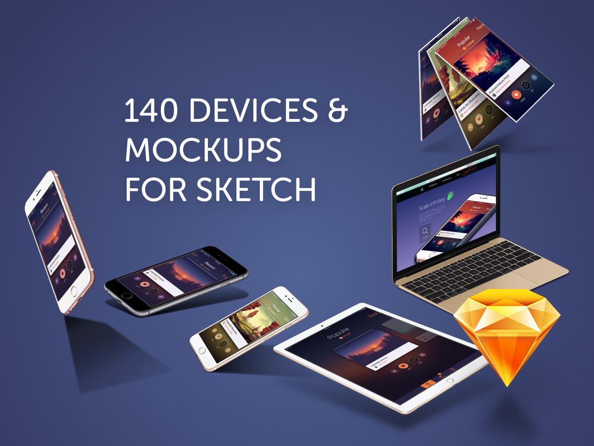 MengTo's tweet image. Thrilled to release Angle: 140 vector devices and mockups for Sketch! designcode.io/angle