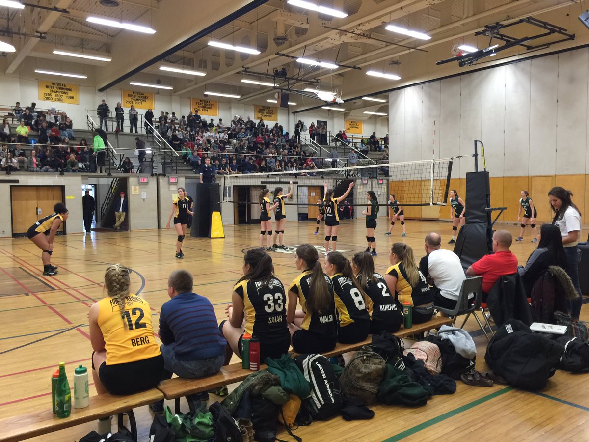 FHCISAC's tweet photo. The stands are packed as fhci hosts cwossa Sr. Girls volleyball! Come support your Trojans at 11 and 1:30! 🏐 https://t.co/pC8iixPGmm