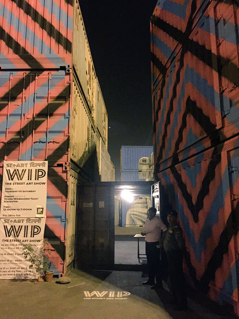 TeamMissMalini's tweet photo. Follow the containers!! At the #StJudeProject pop up at @StreetArtIndia :) #PassCodeOnly https://t.co/ooQ56Uw7yN
