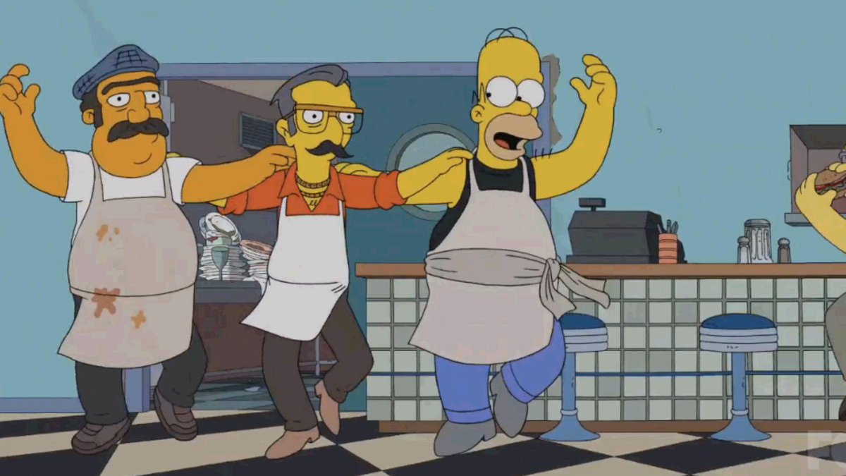 Dance with Homer today! OPA! #TheSimpsons