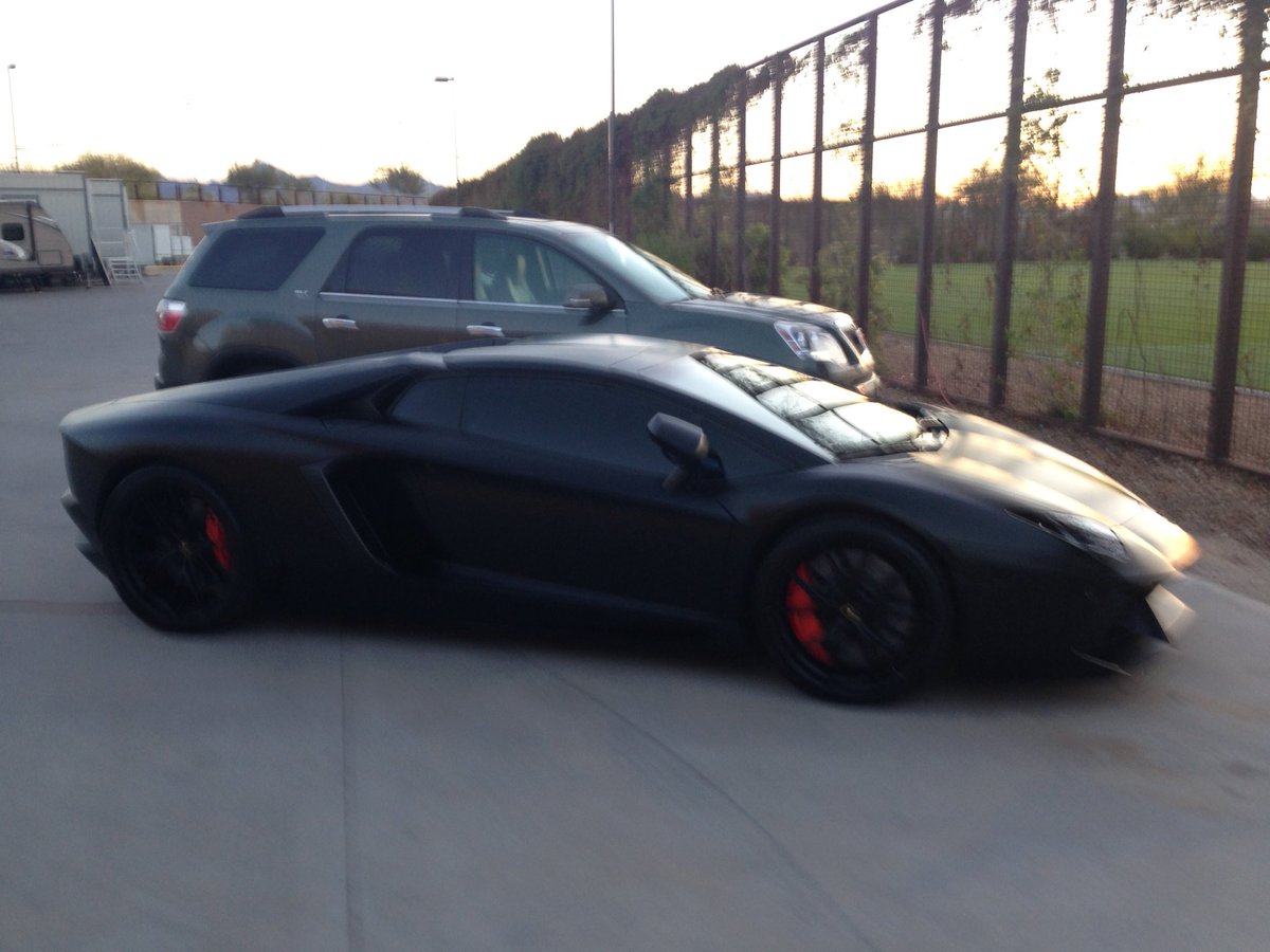 markhaastv's tweet photo. Not quite Cespedes-esqe, but someone showing up to #RockiesSpringTraining today in style https://t.co/ovFDSg1BUA