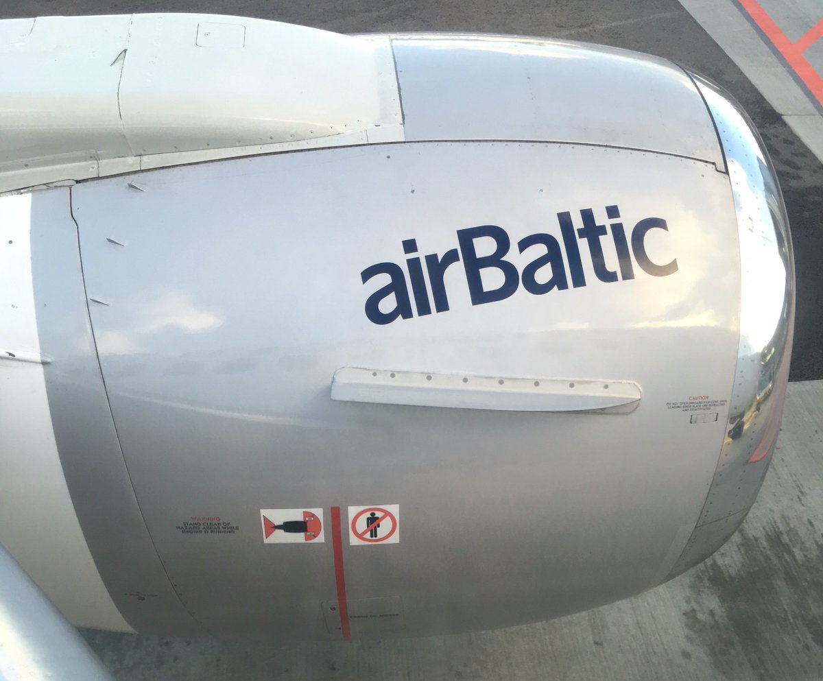 SchnauzMini's tweet photo. Nice to see that AirBaltic explicitly forbid feeding humans into the jet engines #CaringAirline https://t.co/Z1XFOoQOTn